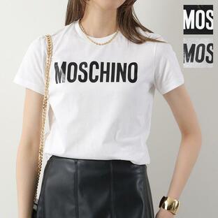 MOSCHINO KIDS モスキーノ キッズ 半袖Tシャツ HWM03L LAA02 レディース コットン ロゴT クルーネック カラー3色の画像