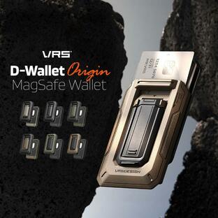 MagSafe カードケース スタンド 付 マグセーフ カード 収納 ポケット カード入れ カードホルダー 各種 iPhone スマホ 対応 VRS D-Wallet Origin MagSafe Walletの画像