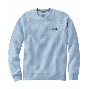 《公式》スウェット/メンズ/Blue/キルト・スウェットシャツ、クルーネック/Men's Quilted Sweatshirts, Crewneck/XL/L.L.Bean（エルエルビーン）の画像