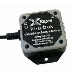 X-keys USB HD15 Wire Interface：USB プログラマブル・スイッチ・インターフェース (ミニD-sub15：入力 10 / 出力 2, 最大スイッチ接続数：14)の画像