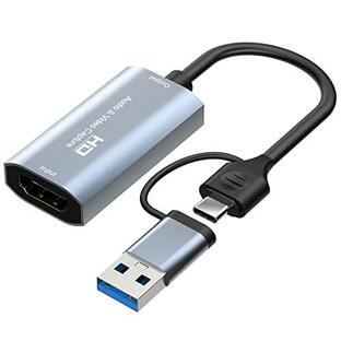 【2024】HDMI キャプチャーボード 4K 60Hz HDMI - USB 3.0/Type C ビデオキャプチャー HDMI USB 変換 小型の画像