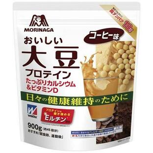 森永製菓 weider おいしい大豆プロテイン コーヒー味 900gの画像