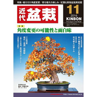 月刊「近代盆栽」2016年11月号の画像