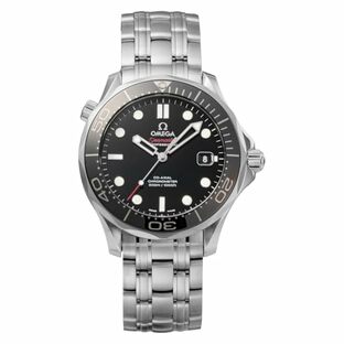 [OMEGA(オメガ)] 腕時計 Watch シーマスターダイバー ブラック文字盤 自動巻 30気圧防水 44mm 212.30.41.20.01.003 メンズ シルバー [並行輸入品]の画像