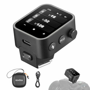 Godox X3-S ワイヤレスフラッシュトリガー OLEDタッチスクリーン 充電式電池 USB-C充電 クイックフィットホットシュー Godox 2.4G X ワイヤレスシステム内蔵 1/8000s HSS TTL TCM 機能 技適マーク付き ソニーカメラ用の画像