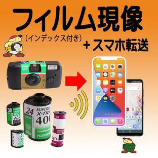 ネガフィルム現像＋スマホ転送の画像