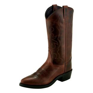 Old West Boots Men's Cowboy Work Boots Western, Brown, 9 並行輸入品の画像