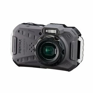 ペンタックス PENTAX WG-1000 グレー 本格防水デジタルカメラ 15m防水 (連続1時間) 2m耐衝撃 防塵仕様 2153の画像