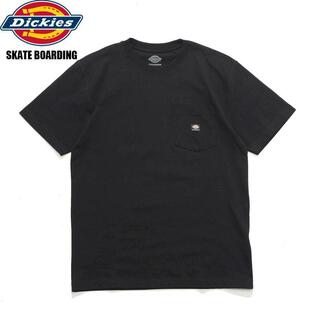 ディッキーズ スケートボーディング リラックスフィット ポケット Tシャツ ブラック DICKIES SKATE BOARDING RELAXED FIT VISTA POCKET T-SHIRTS BLACKの画像