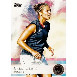 TOPPS 2012 U.S. OLYMPIC TEAM 【2012 アメリカオリンピックチーム オフィシャルカード】 レギュラーゴールドパラレル 83 Carli Lloyd (Soccer)の画像