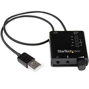 StarTech.com USB - DACヘッドホンアンプ S/PDIF対応 96kHz/24bit 2x 3.5mmミニジャック 1xの画像