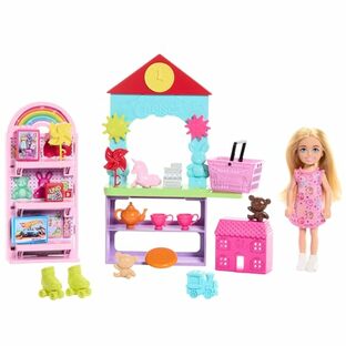 バービー(Barbie) チェルシーとはじめてのおもちゃやさん きせかえ人形・ハウス ままごと・ごっこ遊び 3歳から HNY59の画像