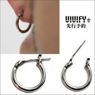 ビビファイ VIVIFY フープピアス シンプル シルバーHoop Pierce(S) 受注生産 VFP-096の画像