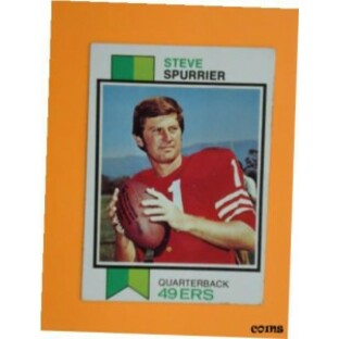 【品質保証書付】 トレーディングカード Steve Spurrier 1973 TOPPS Card #481 49ERSの画像