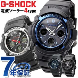 G-SHOCK 電波 ソーラー 電波時計 AWG-M100 アナデジ 腕時計 ブランド メンズ カシオ Gショック ブラック 選べるモデルの画像