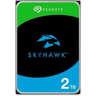 Seagate SkyHawk 3.5インチ 【データ復旧 3年付】 2TB 内蔵 ハードディスク HDD CMR 3年保証 6Gb/s 256MB 5400rpm ネットワーク 監視 カメラ ビデオレコーダー ST2000VX017の画像