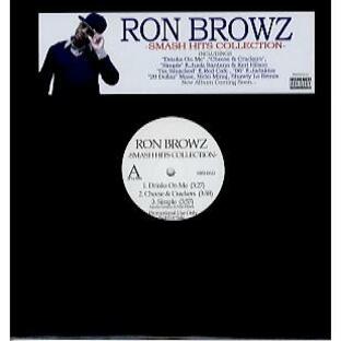 【レコード】RON BROWZ ft Juelz Santana, Keri Hilson, Red Cafe - DRINKS ON ME / SIMPLE (SMASH HITS COLLECTION) EP US 2011年リリースの画像