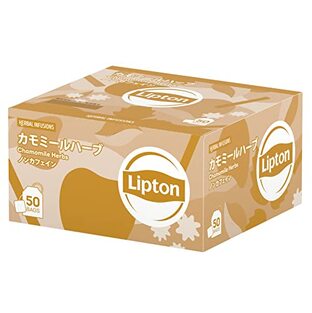 リプトン 紅茶 カモミールハーブ ポリプロピレンティーバッグ 50袋の画像