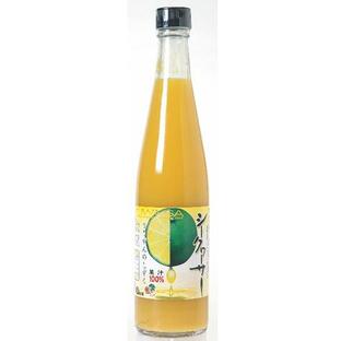 沖縄 お土産 南国果実 ヒラミレモン シークヮーサージュース シークヮーサー果汁100％ 500mlの画像