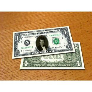 人気俳優!リチャード・ギア/Richard Gere/本物米国公認1ドル札紙幣-2の画像