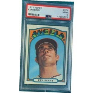 【品質保証書付】 トレーディングカード 1972 Topps Baseball #379 Ken Berry PSA 9 1972年Topps野球＃379ケンベリーPSA 9.の画像