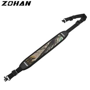 Zohan-スイベル付き2ポイントライフルスリング,ハンティングショットガンアクセサリー用の調整可能なパッド付きストラップの画像