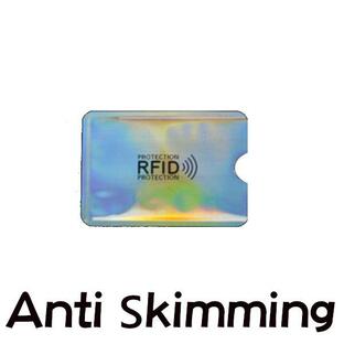 カードケース スキミング防止 1枚 カードケース 財布 バッグ 磁気 飛行機 空港 RFID 旅行 海外旅行 キャッシュ 通帳 ICチップ (S33)の画像