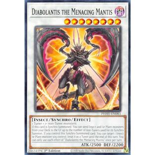 遊戯王 PHHY-EN083 Diabolantis the Menacing Mantis (英語版 1st Edition ノーマル)の画像
