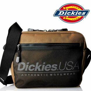 ショルダーバッグ dickies ディッキーズ ブランド 送料無料 メッセンジャーバッグ キッズ レディース メンズ メッセンジャー 17912000 72 茶色 ブラウン ロゴ アウトドア 斜めがけ かばん 鞄 シンプル 軽量 人気 通学 通勤 カジュアル アメカジ GAL 190110の画像