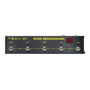 TECH21 5スイッチ 128patch MIDI フットコントローラー MIDI MONGOOSEの画像