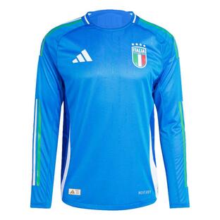 UEFAユーロ欧州選手権 ドイツ大会 EURO2024 イタリア代表 オフィシャルグッズ adidas サッカー メンズ ホームユニフォーム ロングスリーブ オーセンティックの画像