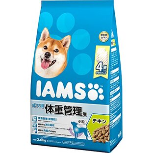 アイムス (IAMS) ドッグフード 成犬用 体重管理用 小粒 チキン 2.6キログラム (x 1)の画像