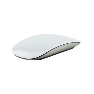 ワイヤレスマウス マジック マウス 充電式 ブルートゥース 静音 なめらか つるつる Macbook bluetooth ノート|白の画像