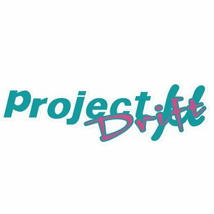 【Projectμ/プロジェクトμ】 ORIGINAL STICKER オリジナルステッカー Projectμ ドリフトステッカー Green＆Pink 65x220 [SGD-03]の画像
