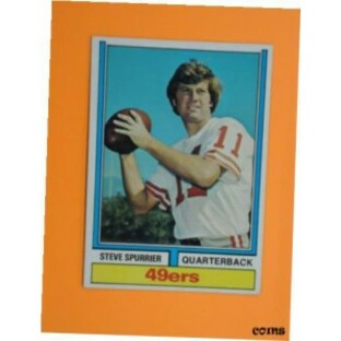 【品質保証書付】 トレーディングカード Steve Spurrier 1974 TOPPS Card #215 49ERSの画像