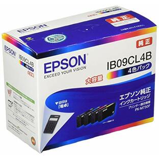 エプソン 純正 インクカートリッジ IB09CL4B ４色パック 大容量インクの画像