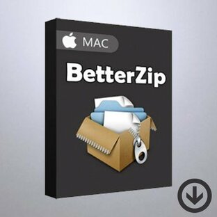 BetterZip 5 for Mac [ダウンロード版] / アーカイブの圧縮・解凍・変更をしなくても中身を閲覧できるユーティリティの画像