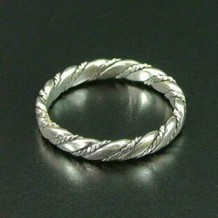 指輪 シルバー ツイスト シルバーリング 銀の指輪 銀の指環 ゆびわの画像