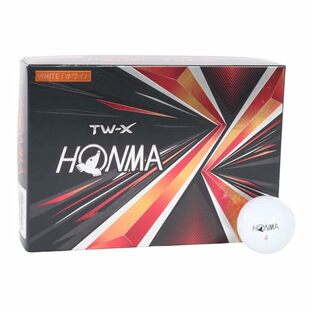 ホンマ ゴルフ ボール TW-X TW-S 2021 1ダース 12球入り ホワイト イエロー 3ピース ツアー系 スピン 飛距離 TOUR WORLD 本間 HONMA/TW-X_2021/ホワイトの画像