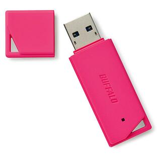 USBメモリ USB 32GB USB3.0 (USB3.1 Gen1) BUFFALO バッファロー 暗号化ソフトSecureLock Mobile2対応 R:70MB/s 小型・軽量 ピンク RUF3-K32GB-PK ◆メの画像