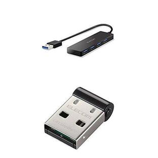 エレコム 4ポートUSB3.0ハブ U3H-FC02BBK & エレコム Bluetooth(R) USBアダプター(Class2) LBT-Uの画像