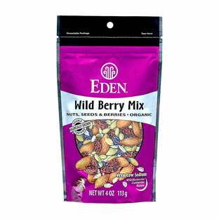 【送料無料】 ワイルド ベリー ミックス ナッツ シード ベリー 113g エデンフード【Eden Foods】Wild Berry Mix Nuts Seeds and Berries 4 ozの画像