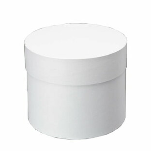 HEIKO 貼箱 サークルボックス 150-123 ホワイト 入り 丸い箱 サークル 箱の画像