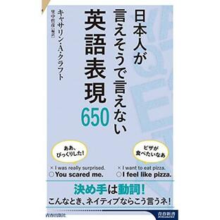 日本人が言えそうで言えない英語表現650 (青春新書インテリジェンス)の画像