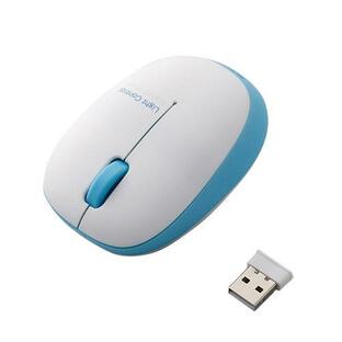 エレコム ワイヤレスBlueLEDマウス M−BL20DB ブルー│オフィス用品 マウス・マウスパッド ハンズの画像