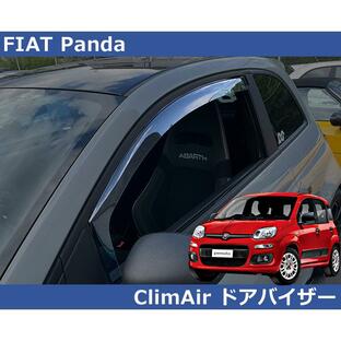 フィアット パンダ PANDA FIAT ドアバイザー サイドバイザー 前後セットの画像