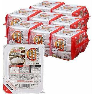 アイリスオーヤマ パックご飯 国産米 100% 低温製法米 非常食 米 レトルト 180g×24個の画像