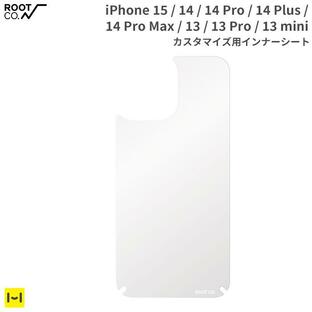 iPhone15 iPhone14 iPhone13 iPhone14Pro iPhone13Pro 14Plus iPhone13mini インナーシート 背面保護フィルム クリア ROOT CO. PLAY INNER SHEETの画像