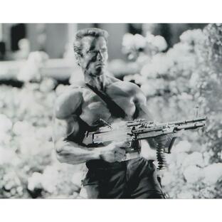 コマンドー シュワルツェネッガー Predator Arnold Schwarzenegger  約20.3x25.4cm 輸入 写真 23083の画像