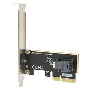 PCIe X4 to U.2 Adapter Card, SFF 8643, 36 Pin Female Interface, PCIe 3.0 X4/X8/X16 Interface Support for Windows2000 for Xp for Server2003 for Xp 64Biの画像